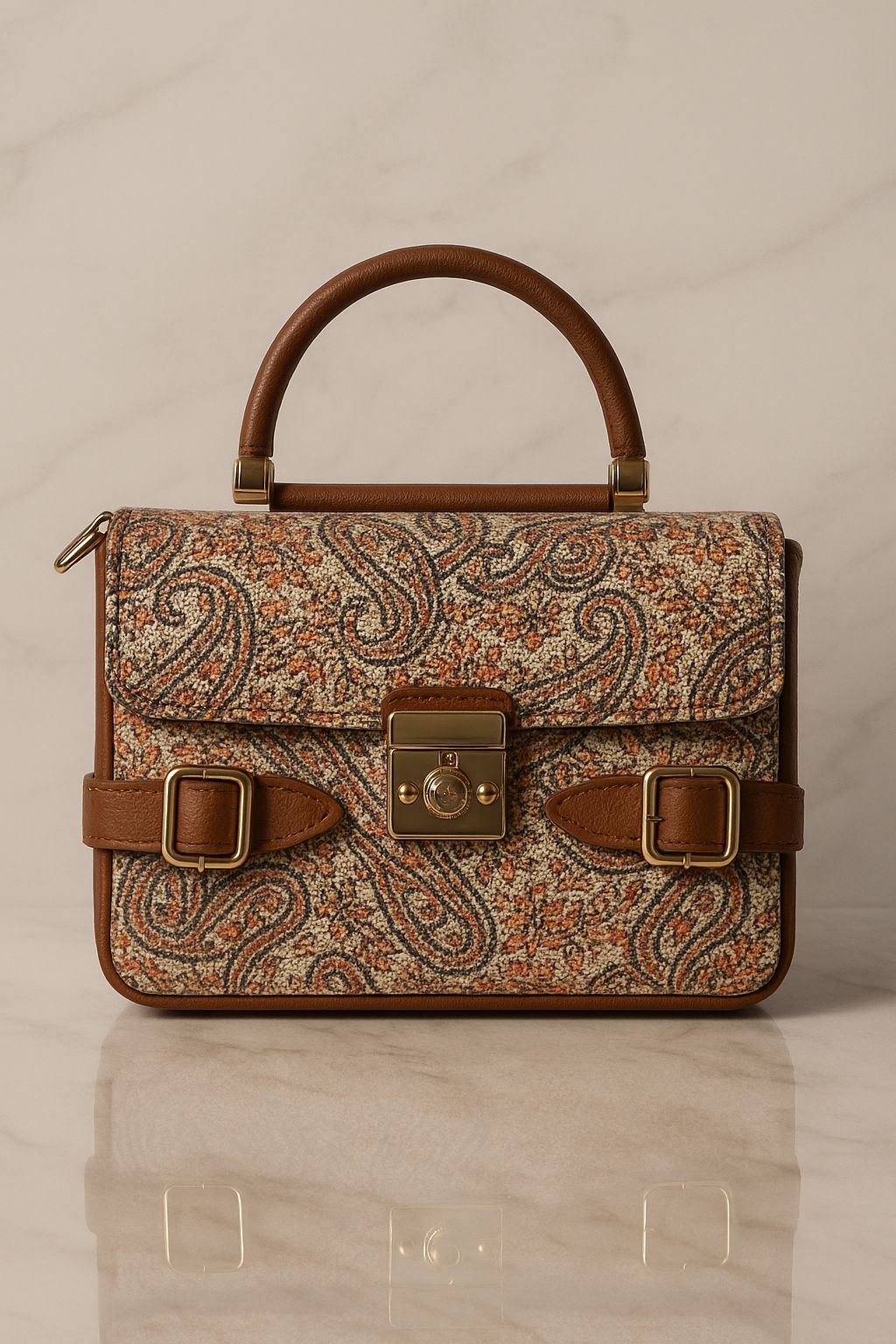 Paisley Charm Handbag