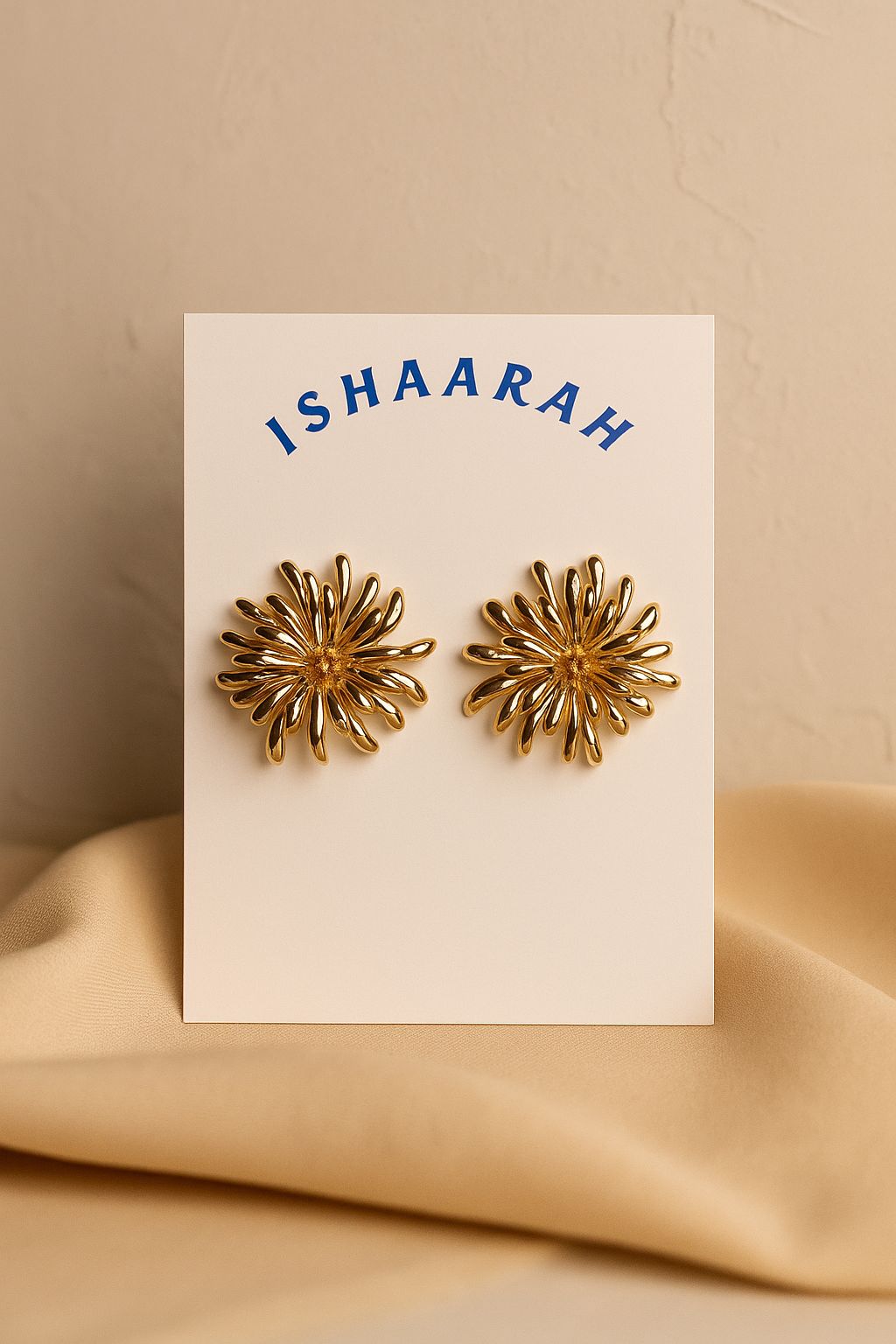 Radiant Bloom Studs - Golden