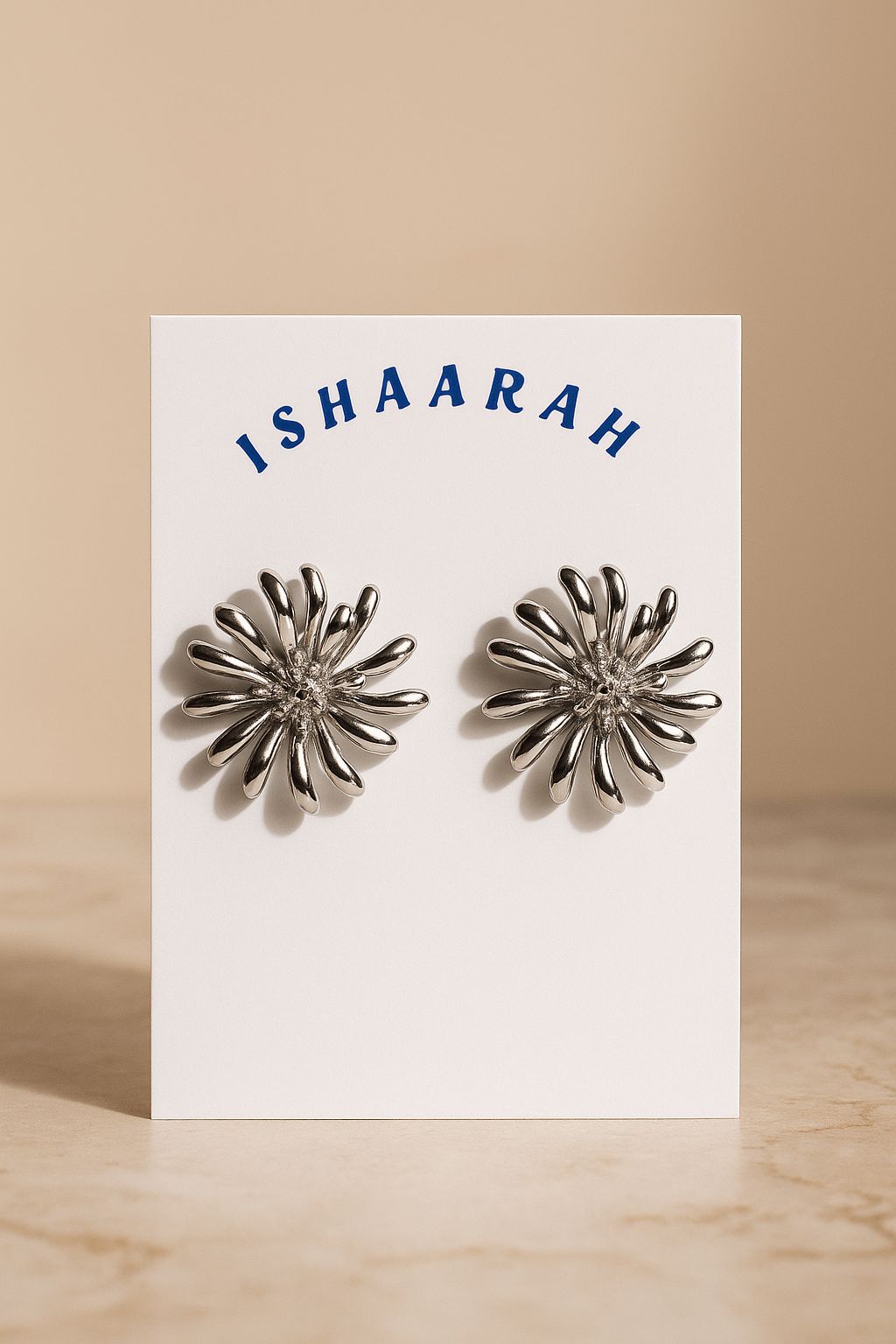 Radiant Bloom Studs - Silver